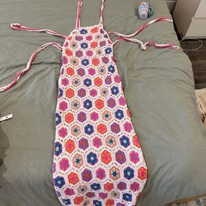 Show me your mumu happy halter crochet maxi dress